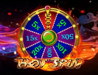 Hot Spin Slot-赤、青、紫模様のルーレット
