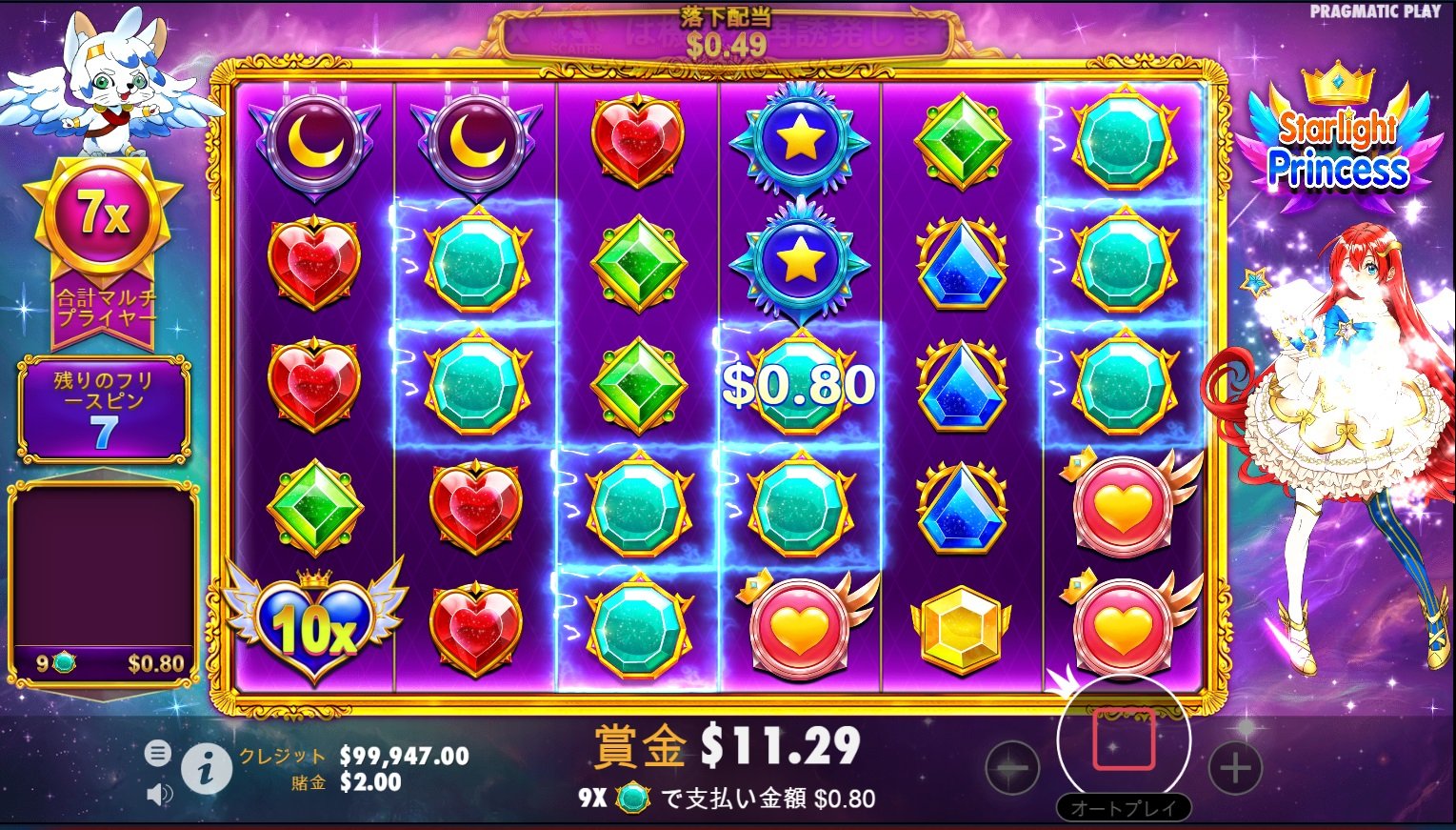 Dr. Casinoがstarlight princessスロットゲームを紹介する