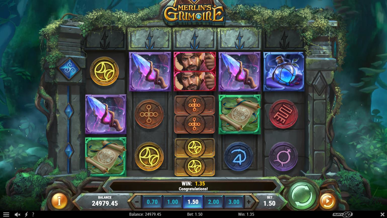 Play'n GOからリリースされた「MERLIN’S GRIMOIRE」を紹介!