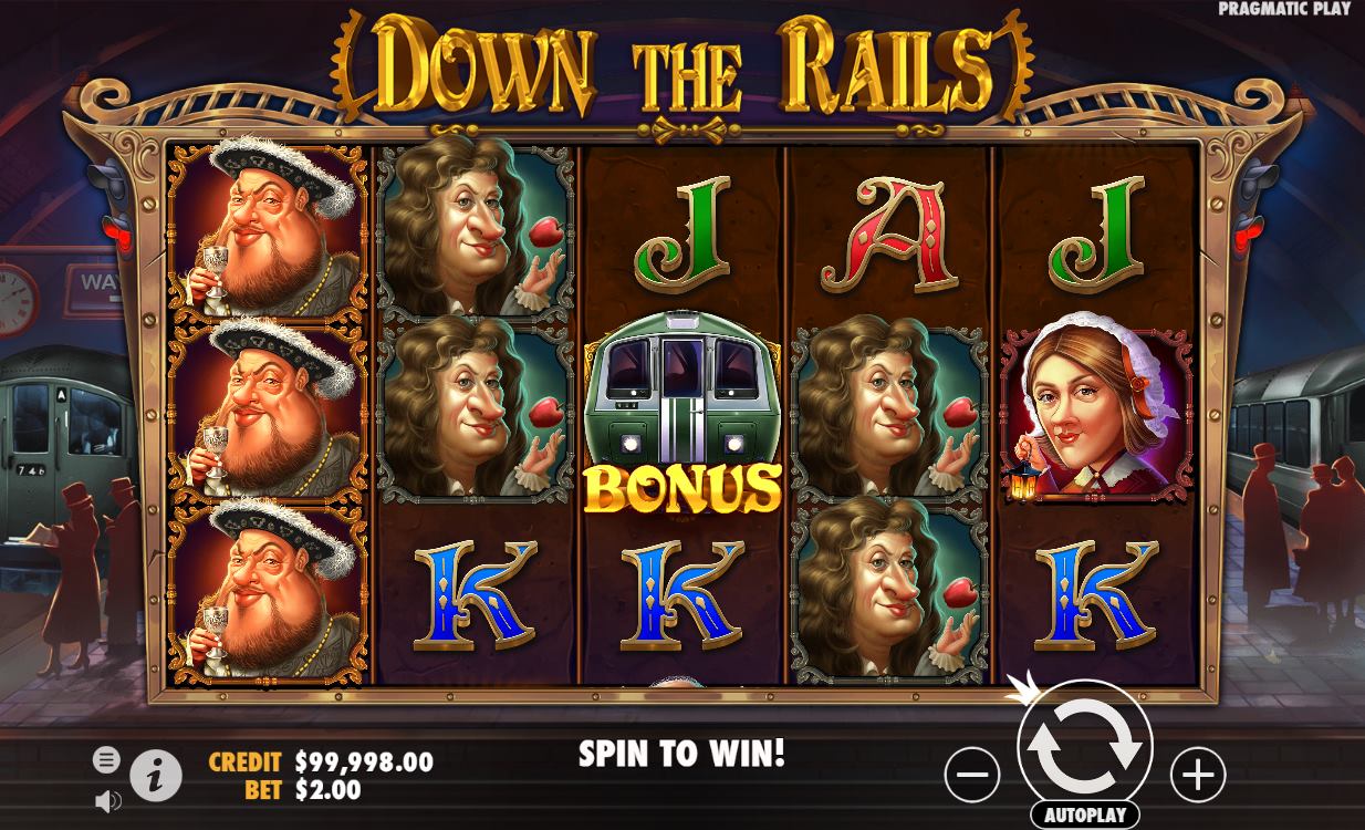 スロット『DOWN THE RAILS』を紹介