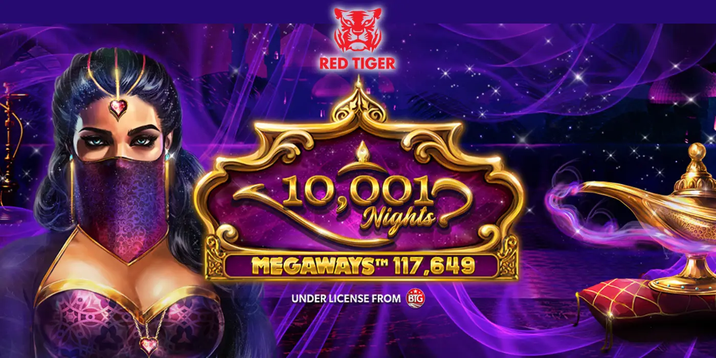 【Red Tiger】10,001 Nights Megaways 『千夜一夜物語』ならね『万夜一夜物語』！