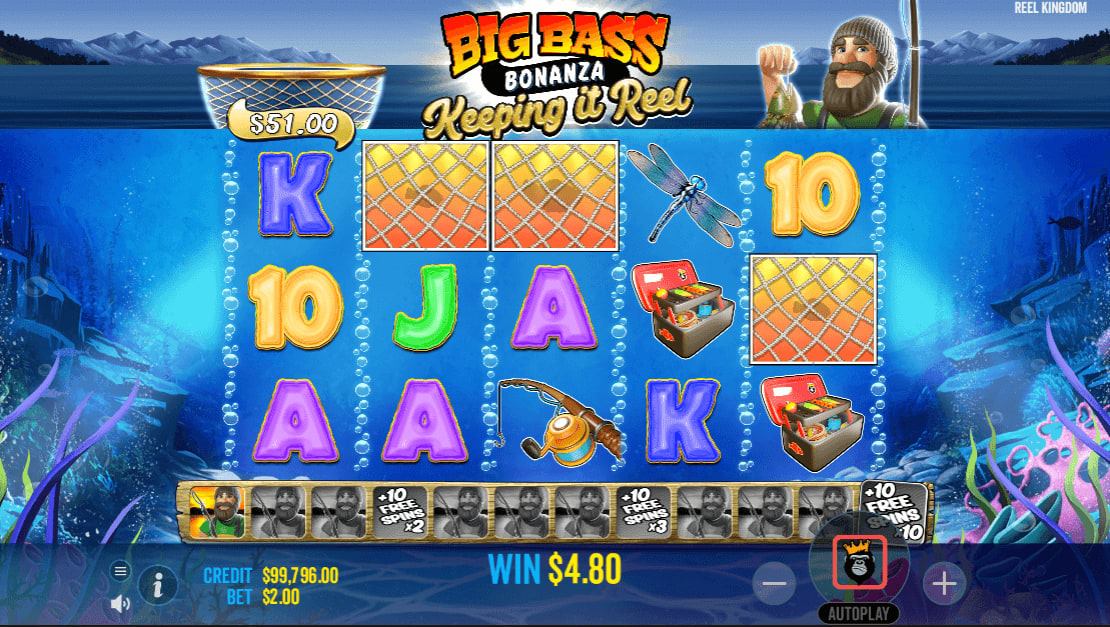 スロット『Big Bass Keeping it Reel』を紹介