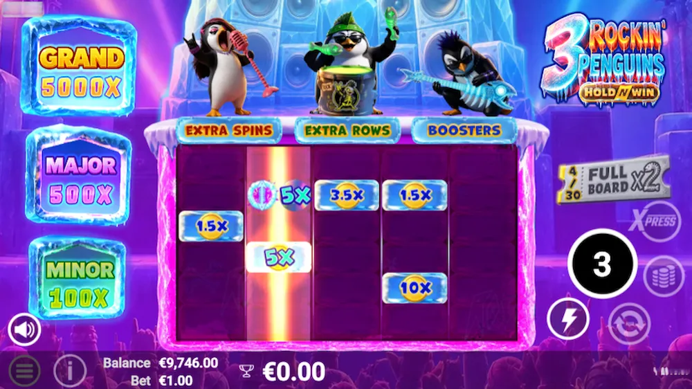 3 Rockin' Penguins