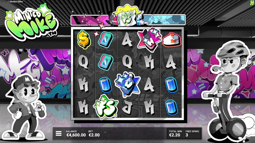 Minted Mikeボーナスゲーム