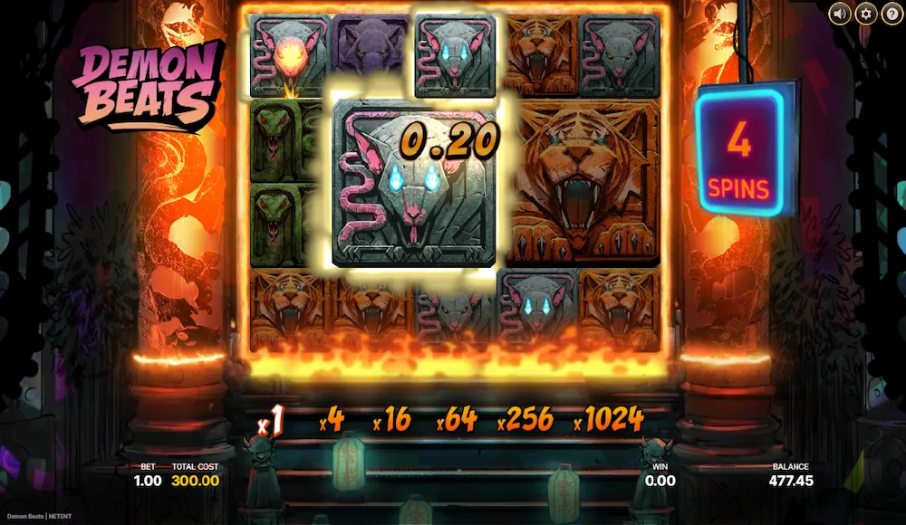 Demon Beatsフリースピン