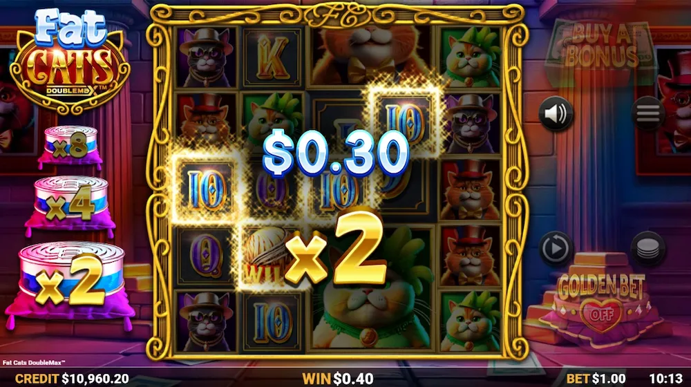 Fat Cats DoubleMaxベースゲーム