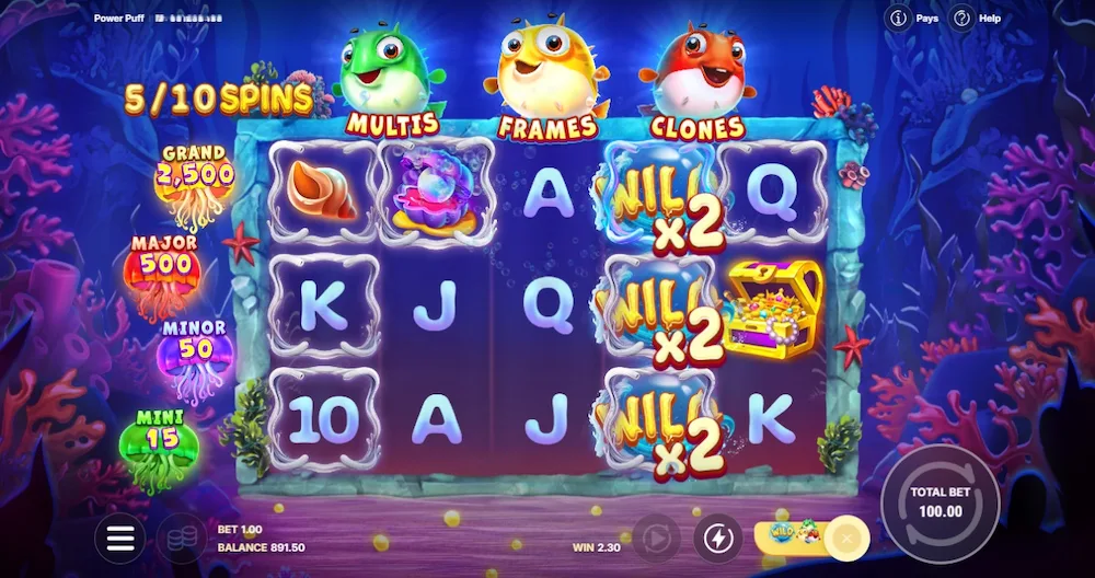 Power Puffフリースピン