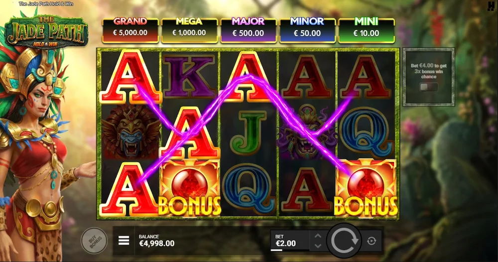 The Jade Path Hold & Winベースゲーム