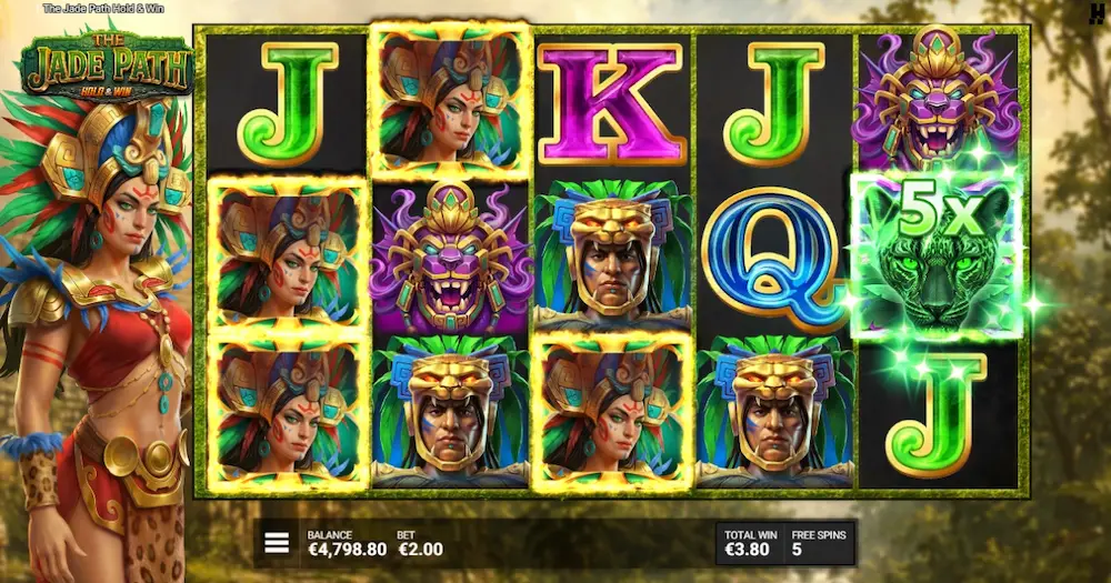 The Jade Path Hold & Win Warrior Richesフリースピン